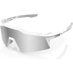 100% Speedcraft XS Matte White Sunglasses, Matte