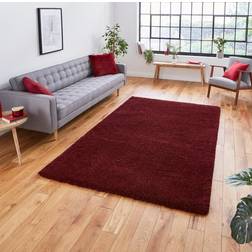 Think Rugs Sierra 9000 Heavy Weight Shaggy Red