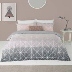 Riva Home Furn. Spectrum Blush Ombre Duvet Cover Grey, White, Pink