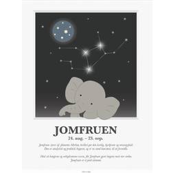 Kids by Friis Virgo Zodiac Poster 30x40cm