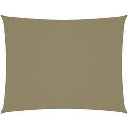 vidaXL Parasole a Vela Oxford Rettangolare 2,5x4 m Beige 400cm