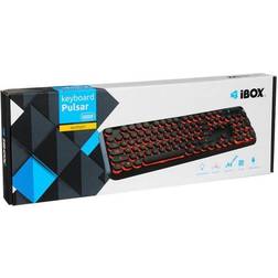 iBox PULSAR Teclado USB Qwerty Negro