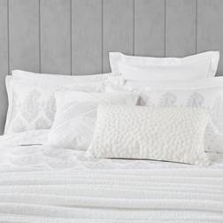 Nalu Nicole Scherzinger 'Dalisay' Cotton Sateen Påslakan Vit, Silver