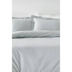 Yard Textured Waffle Duvet Cover Silver