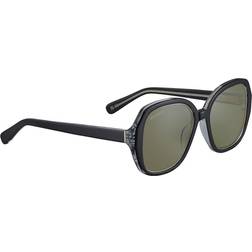 Serengeti Hayworth Polarized SS538001 - Shiny Black Transparent Layer
