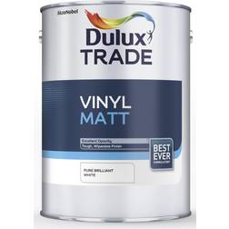 Dulux Trade Valentine Vinyl Ceiling Paint, Wall Paint White 2.5L