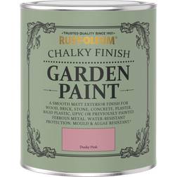 Rust-Oleum Chalky Garden Paint Dusky Wood Paint Pink 0.75L