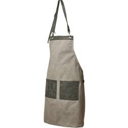 Dacore canvas /PU 2 pockets Forklæde Grå (87x52cm)