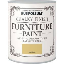 Rust-Oleum Mustard Chalky Paint Wood Paint 0.75L