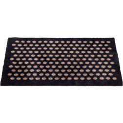 Tica Copenhagen Floormat Dot Beige, Sort