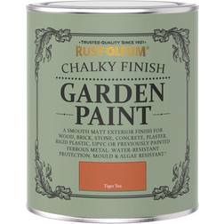 Rust-Oleum Chalky Finish 750 Garden Paint Wood Paint Orange 0.75L