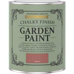 Rust-Oleum Chalky Garden Paint Salmon Wood Paint Orange 0.75L