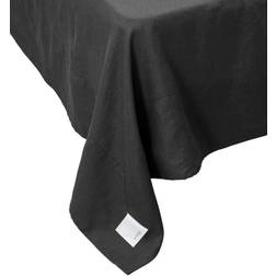 By Nord Gunhild Sängkappa Coal Valance Sheet Grey, Black (190x180cm)