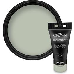 Crown Walls & Ceilings Matt Emulsion Mellow Sage Ceiling Paint, Wall Paint