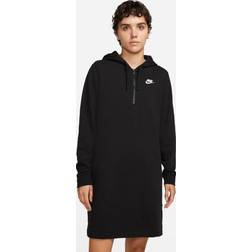Nike Sportswear Club Fleece-kjole med hætte til kvinder
