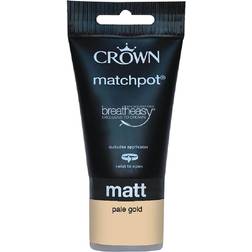 Crown Walls & Ceilings Matt Emulsion Pale Tester Wall Paint, Ceiling Paint Gold