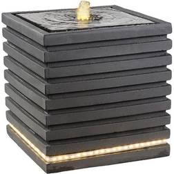 Fontana Led Da Esterno Quadrata 35x35x35 cm 82 Led