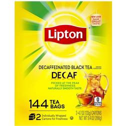 Lipton Decaffeinated Black Tea Bags, Oz, Of 144