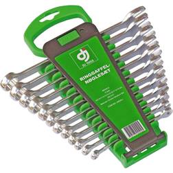 Bato TOOLS ringgaffelnøglesæt 8-19mm U-ringnøgle