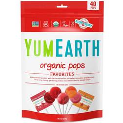 YumEarth Organic Lollipops Assorted Flavors Oz 40pcs