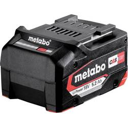 Metabo Battery Pack Li-Power 18V 5.2Ah Black