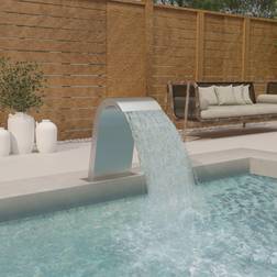 Be Basic Fontaine de Piscine 50x30x60 cm Acier Inoxydable