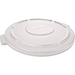 Rubbermaid Låg til Rund Plast Beholder 121 Liter Hvid