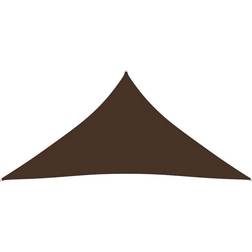 Be Basic Parasole a Vela Oxford Triangolare 3.6 x 3.6 x 3.6 m Marrone