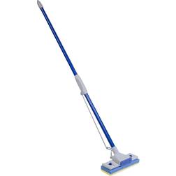 Automatic Sponge Mop Blue/Yellow Cellulose Head 48' Blue/Gray Steel Handle 454