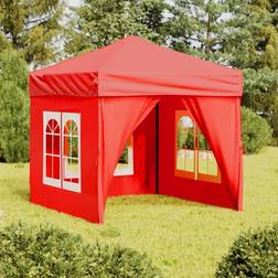 vidaXL Pliable Avec Parois Rouge 2x2 m