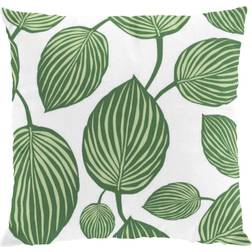 Arvidssons Textil Lyckans Blad Kuddöverdrag Grön, Vit (45x45cm)