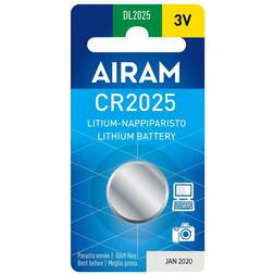 Airam CR2025 Litiumbatteri 3V