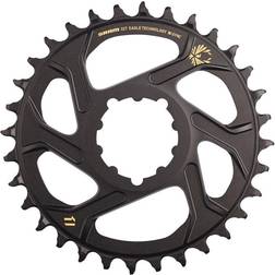 Sram X-Sync 2 Eagle Direct Mount Chainring 30 Tooth 3mm Boost Offset 12-Speed Black with Gold