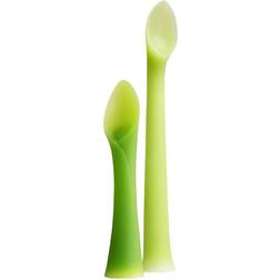 Olababy 2pk. Feeding Spoons Green