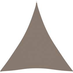 Be Basic Solsejl Trekantet Oxfordstof 4.5x4.5x4.5 m Gråbrun