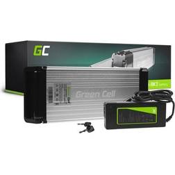 Green Cell elcykelbatteri bakre ställ 36V 15Ah med laddare