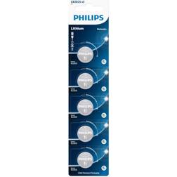 Philips CR2025 Compatible 5-pack Silver