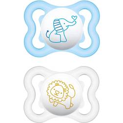 Mam Mini Air Pacifier 0-6 Months 2ct Blue