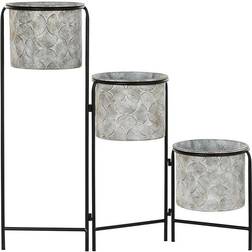 Dkd Home Decor Macetero Gris Metal 82 x 25 x 81 cm