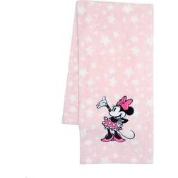 Lambs & Ivy Disney Baby Minnie Mouse Stars Pink Soft Fleece Baby Blanket