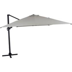 Brafab Varallo frihängande parasoll 300x400 antracit/khaki