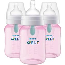 Philips Avent Anti-Colic Baby Bottle with AirFree Vent 260ml 3-pack