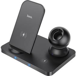 Hoco CW33 3-in-1 Wireless Charging Station 15W Black