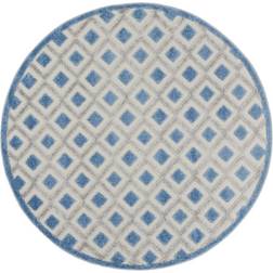 Nourison Decorators Collection Aloha Blue/Grey Blue, Gray