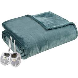 Serta Plush Heated Weight Blanket Blue (228.6x213.4cm)