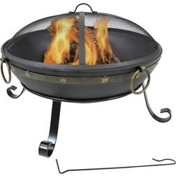 Sunnydaze Decor 25 in. Victorian Fire Pit Bowl