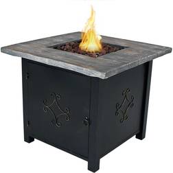 Sunnydaze Decor 30 in. Square Propane Fire Pit