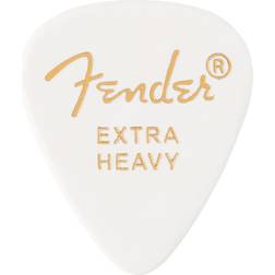 Fender 351 Shape Premium Celluloid Picks, Extra-Heavy, 12-Pack, White