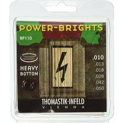 Thomastik Saiten für E-Gitarre Power Brights Series Heavy Bottom Satz RP110 Medium Light .010-.050w