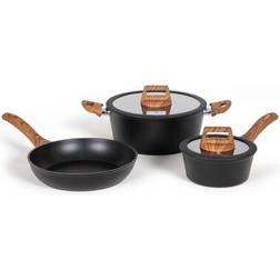 Livoo - Set di pentole con coperchio 5 Parti